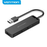  HUB chia cổng USB và mở rộng Vention 6in1 USB Slitter - CHU (USB 2.0 to USB 2.0*3/TF/SD/Micro-B) 