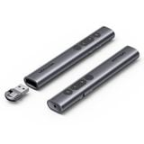  Vention Wireless PowerPoint Presentation Clicker with Red Laser Pointer – Gray 
