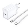  Vention 1-Port USB-C Wall Charger 25W EU-Plug 