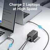  Củ Sạc Nhanh Đa Năng Du Lịch Toàn Cầu 2C + 2A VENTION FJG 100W (100W/100W/20W/18W) 