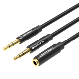  Dây cáp âm thanh chất lượng cao AUX Audio 3.5mm 2 in 1 VENTION BBU 