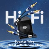  Dây Cáp âm thanh cao cấp Vention trang bị Jack Bắp Chuối 2 đầu dùng cho Loa - BLB (with Dual Banana Plugs for Hifi Speaker) 
