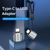  Đầu Chuyển OTG USB-C Male to USB 3.0 Female VENTION CDQ (5Gbps, Aluminum Alloy Type) 