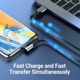  Cáp sạc Micro USB Vention  Right Angle 3A Fast Charge Cable (Đầu Micro USB cắm 2 chiều, USB 2.0 A Male to Micro USB Male, Aluminum Alloy) 