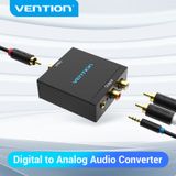  Bộ Chuyển Đổi Âm Thanh Digital to Analog 3.5mm VENTION BDF (Optical Fiber + Coaxial to 3.5mm + 2RCA) 