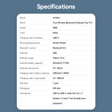  Tai nghe Bluetooth True Wireless Vention  Tiny T13 - NBN (Bluetooth 5.3, ANC, LED Display, 28h Music time, Earbuds) 