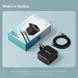  Củ sạc nhanh đa năng 4-Port Vention GaN Charging Kit 140W - FEIBO (TypeCx3 + USB A, PD3.1EU/US/UK-Plug) 