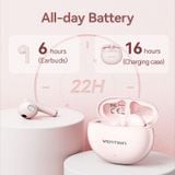  Tai nghe không dây Vention ELF E06 ENC Earbuds - NBK (Bluetooth 5.3, 22h Battery Life) 