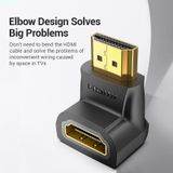  Bộ chuyển HDMI 90 độ VENTION AIO (4K@60Hz, 3D, Male to Female) 