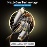  Cáp chuyển DisplayPort sang HDMI Vention Support 8K@60Hz/4K@144Hz/4K@120Hz - HFP (DisplayPort 1.4 Male to HDMI 2.1 Male, 4K/8K/ 3D Support) 