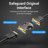  VGA Male to Female Adapter for TV Monitor computer Laptop 