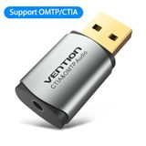  Card Âm Thanh Mở Rộng USB to 3.5mm VENTION CDL (OMTP/CTIA) 