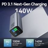  Pin sạc dự phòng công suất cao Vention 27000mAh Power Bank 140W - FHV ( cho Laptop/ Tablet/ Smartphone) 