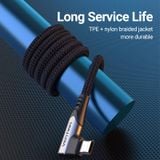  Cáp sạc Micro USB Vention  Right Angle 3A Fast Charge Cable (Đầu Micro USB cắm 2 chiều, USB 2.0 A Male to Micro USB Male, Aluminum Alloy) 