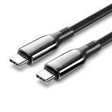  Cáp sạc nhanh C to C 100W Vention Cotton Braided USB 2.0 C Male to C Male 5A Cable 