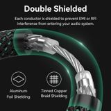  Cáp âm thanh cao cấp đầu Bông Sen Vention Cotton Braided RCA Male to Male Coaxial Audio Cable - BCT (Green Copper Type, DTS / 5.1 Channel Support) 