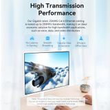  Dây cáp mạng LAN tốc độ cao Vention Cat.6 UTP Lan Cable 305M Blue - IHB (dài 305met, CAT6, 1Gigabit/250Mhz, 23AWG, Xanh dương ) 