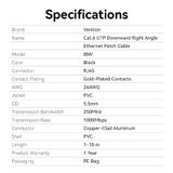  Vention Cat6 UTP Right Angle Ethernet Patch Cable 