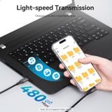  Vention USB 2.0 Type-C Male to Type-C Male Right Angle 3A Cable Aluminum Alloy Type 