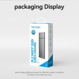 Box SSD tốc độ cao Vention M.2 NGFF SSD Enclosure - KPE/ KPF (USB 3.1 Gen 1-C, 5Gbps, for M.2 SATA SSDs, Kim loại siêu bền) 
