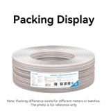  Dây loa chống nhiễu chất lượng cao Vention 2*100 Core Engineering Speaker Cable 100M Transparent - BJA (100 met) 