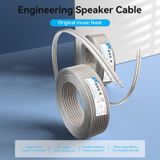  Dây loa chống nhiễu chất lượng cao Vention 2*100 Core Engineering Speaker Cable 100M Transparent - BJA (100 met) 