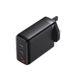  Vention 3-Port USB (C+C+A) GaN Charger (100W/65W/30W) UK-Plug 