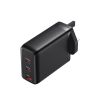  Vention 3-Port USB (C+C+A) GaN Charger (100W/65W/30W) UK-Plug 