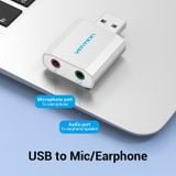  Card Âm Thanh Mở Rộng USB VENTION VAB-S13 (USB to 2*3.5mm) 