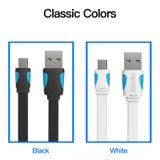  Cáp Sạc Nhanh USB to Mini-USB VENTION VAS-A14 (480Mbps, Flat Cable) 