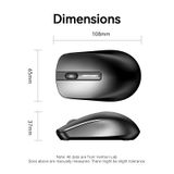  Chuột không dây Vention 3-Button Wireless Computer Mouse with USB Receiver Black - KTBB0 