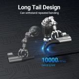  Cáp sạc Micro USB Vention  Right Angle 3A Fast Charge Cable (Đầu Micro USB cắm 2 chiều, USB 2.0 A Male to Micro USB Male, Aluminum Alloy) 