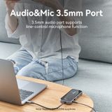  HUB chuyển đa năng Vention 9in1 Docking Station Mirrored Surface - TFL (USB-C to HDMI/USB 3.0x3/RJ45/SD/TF/TRRS 3.5mm/PD) 