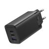  Vention 3-Port USB(C+C+A) GaN Charger(65W/30W/30W) EU-Plug 
