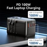  Củ Sạc Nhanh Đa Năng Du Lịch Toàn Cầu 2C + 2A VENTION FJG 100W (100W/100W/20W/18W) 