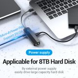  HUB Mở Rộng Kết Nối 2 in 1 VENTION CHIBB 3*USB3.0 + Card Mở Rộng Âm Thanh USB 