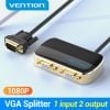  Bộ Chia VGA Splitter 1 in 2 out VENTION DBA (Male to Female with Power Cable) 