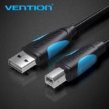  Cáp Máy In USB2.0 to USB-B VENTION VAS-A16 (480Mbps, with 2*Ferrite Core) 