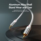  Cáp Âm Thanh Bông Sen RCA Male to Male VENTION BCR (Hi-Fi Quality Sound, 5.1 Surround Sound, TV to Speaker, Flexible & Durable, Cotton Braided) 