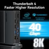  HUB chuyển và mở rộng đa năng Vention 14-in-1 Thunderbolt 4 Docking Station - TPF ( intel Chipset / Thunderbolt 4 Certification/ 40Gbps/ 8K Video Support) 
