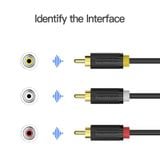  Cáp Âm Thanh Cao Cấp Đầu Bông Sen 3RCA to 3 RCA VENTION BCA (Male to Male) 