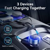  Tẩu Sạc Ô Tô 2-in-1 VENTION FFO 30W (with Built-In C + Lightning Cable) 