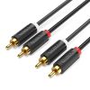  Dây cáp âm thanh chất lượng cao 2-Male to 2-Male RCA VENTION BCMBG (1.5M, RCA Cable) 