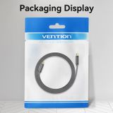  Cáp HDMI 8K dẹp vải dù siêu bền Vention Flat Nylon Braided HDMI-A Male to Male 8K HD Cable 2M - ALK (8K@60hz/ 4K@120Hz/144Hz, 48Gbps Bandwidth, HDR) 