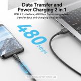  Cáp sạc Micro USB Vention USB 2.0 A Male to Micro-B Male 2A Cable 