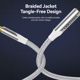  Cáp âm thanh AUX 3.5mm nối dài Vention Cotton Braided Audio AUX 3.5mm Male to AUX 3.5mm Female - BHE ( Cáp Audio AUX 3.5mm nối dài, AUX 3.5mm đực sang cái, Audio Extention Cable) 