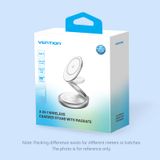  Đế sạc không dây Vention 3-in-1 15W Wireless Charger FGEI0 (Stand with MagSafe Silver) 