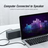  Cáp Âm Thanh 3.5mm VENTION BAK (Male to Male 90°) 