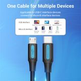  Cáp chuyển C sang Micro-B VENTION COV (USB 2.0, 2A) 