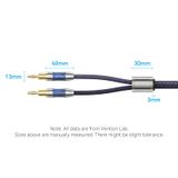  Dây Cáp âm thanh cao cấp Vention trang bị Jack Bắp Chuối 2 đầu dùng cho Loa - BLB (with Dual Banana Plugs for Hifi Speaker) 